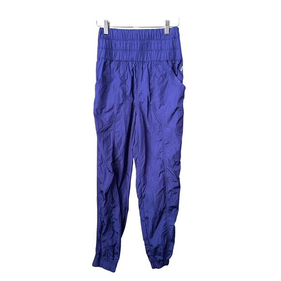 Free People The Way Home Jogger Pant XS Blue Purple - Picture 1 of 6